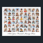 Poster 54 Colagem de Fotos Adicione Sua Própria Saudação<br><div class="desc">Crie Sua Própria Colagem De Fotos Simples E Personalizada 54. Adicione Suas Próprias Fotos, A Cor De Fundo Pode Ser Alterada E Torná-La Sua Própria. Faça uma Colagem de Fotos Personalizada para Ocasiões Especiais, Natal, Feriados, Memórias, Chás de fraldas, Casamentos, Aniversário, Anúncios de Nascimento, Animais de Companhia, Graduação e Ansiários....</div>