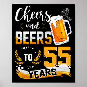 Poster 55.ª Festa de aniversário De Queijos E Cervejas A 