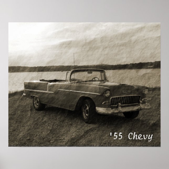 Póster "55 Chevy (Frente)