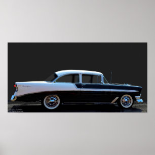 POSTER '56 BEL AIR DE CHEVY