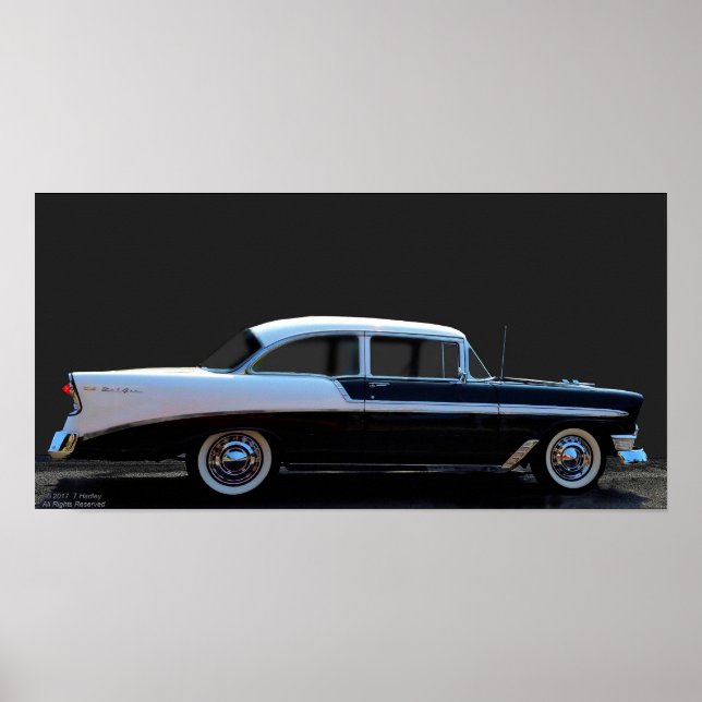 POSTER "56 CHEVY BEL AIR (Frente)