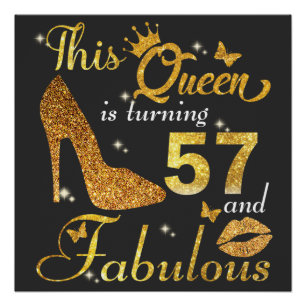 Póster 57ª mulher Aniversário