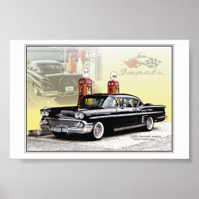 Póster 58 Chevy Impala (Frente)
