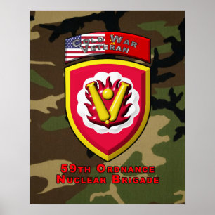 Poster 59th Ordnance Brigade “Cold War Nuclear Deterrent”