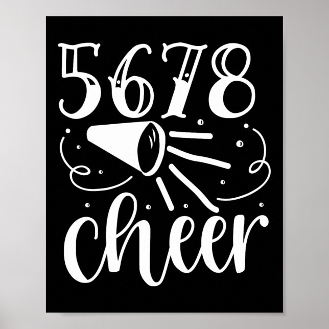Poster 5 6 7 8 Cheer Líder de Torcida  (Frente)