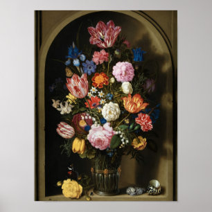Poster 5-Ambrosius Bosschaert o Buquê Mais Velho da Flor