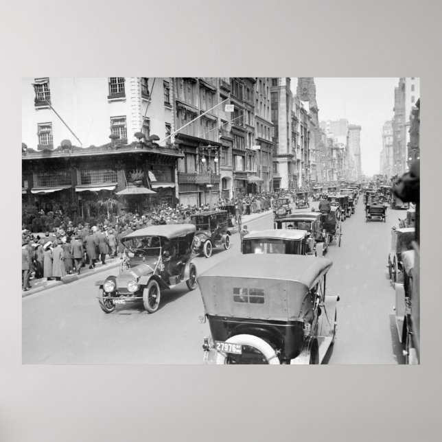 Poster 5 Avenue Páscoa, 1910 (Frente)