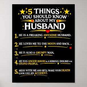 Poster 5 Coisas Que Você Deve Saber Sobre Meu Marido Casa