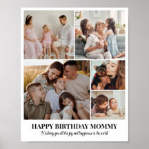 5 Colagem de Fotos Personalizadas Grade de Imagens