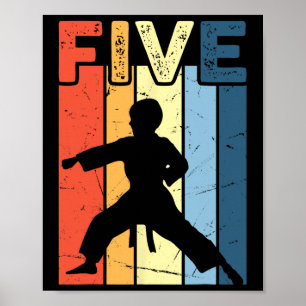 Poster 5 Martia de 5 anos de idade de Karate Lover 5