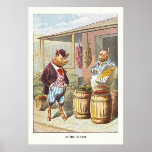 Poster 5 Pequenos Porcos: No Mercado