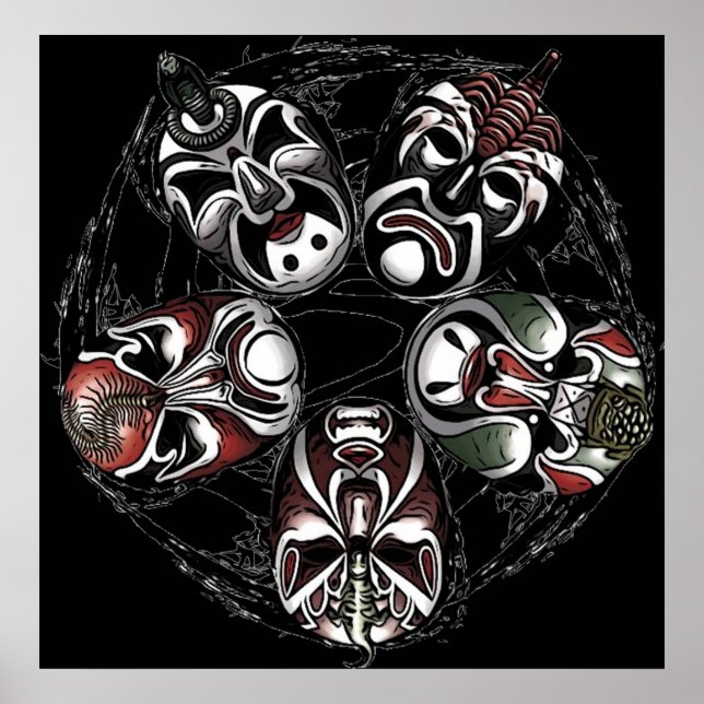 Poster 5 Venenos Mortais (Frente)