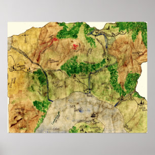Póster 5o Mapa do reino esquecido