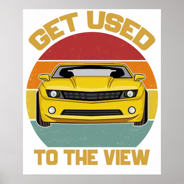 Poster 5th Gen Chevy Camaro SS RS (Frente)