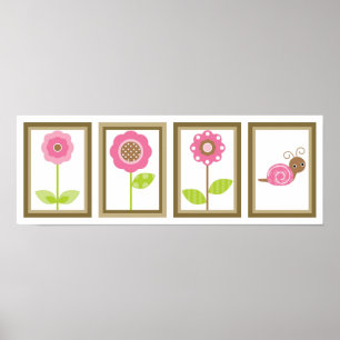 Póster 5X7 Coleção de Arte de Jardim Berry