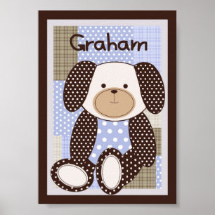 Póster 5x7 "Graham" Graham Crackers Baby Bedding Wall Art