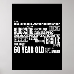 Poster 60ª Festa de aniversário dos 60 anos