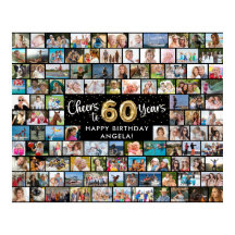 60º Aniversário 108 Fotos Preto Dourado Saúde Para