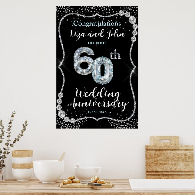 Poster 60º Aniversário de Diamante (Cozinha)