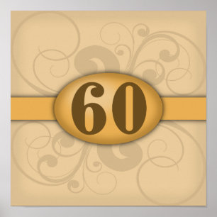 Póster 60º aniversário / Festa de Aniversário