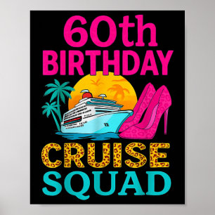 Poster 60.º Aniversário do Cruise Squad, 60 anos de idade