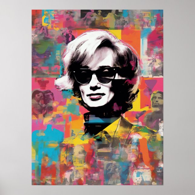 Poster 60 anos, Pop, decoração doméstica (Frente)