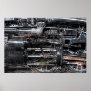 Póster 611 - NW - Classe J - Vapor 4-6-4 - Rodas