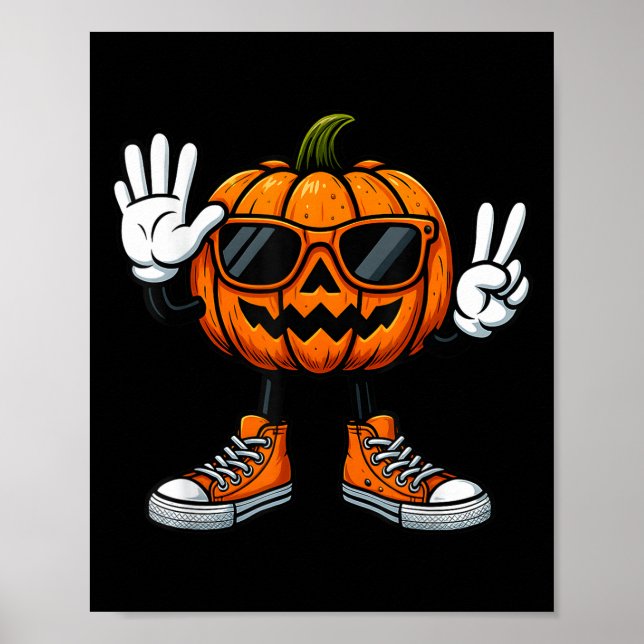 Poster 67 Abóbora de Halloween Engraçado Brainrot Meme Cr (Frente)