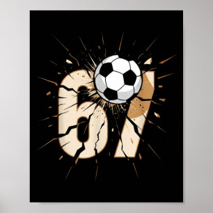 Poster 67 Brainrot Futebol Juvenil Drip - Crianças Engraç