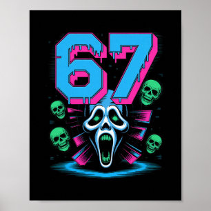 Poster 67 Camisa de Fantasia Assustadora de Halloween Scp