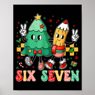 Poster 67 Camisa Para Professores 67 Meme Seis Sete Natal