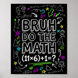 Poster 67 Camisa Seis Sete Meme 6-7 Meninos Meninas Bruh