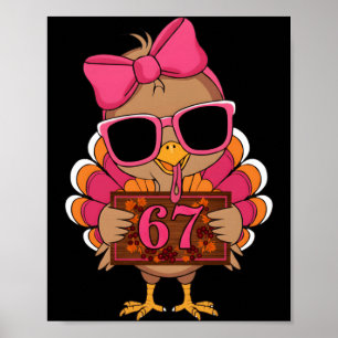 Poster 67 Dia de Ação de Graças Peru Família Engraçado Di