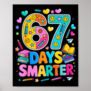 Poster 67 Dias De Escola Meme Divertido Professor Aluno 