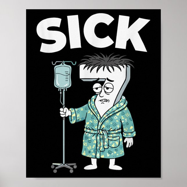 Poster 67 Doente Sete Seis 6 7 Meme  (Frente)