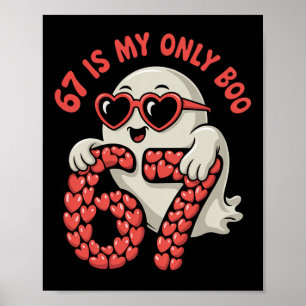 Poster 67 É Meu Único Boo Engraçado Dia dos Namorados Sin