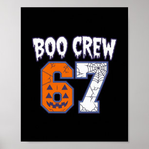 Poster 67 Equipe Boo de Esportes de Halloween 