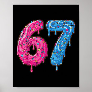 Poster 67 Fantasia Six Seven Meme Número 6 7 Nele Juventu