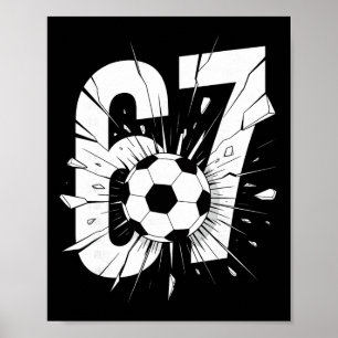 Poster 67 Futebol Six Seven 6 7 Meme 67 _2