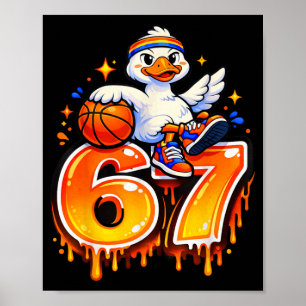 Poster 67 Ganso de Beisebol Meme Bobo Seis Sete Crianças 