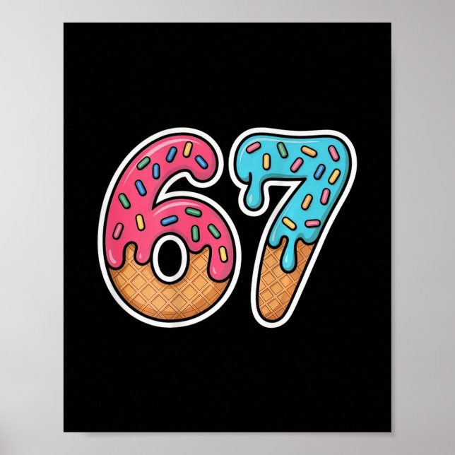 Poster 67 Gotejamento de Sorvete (no Ck)  (Frente)