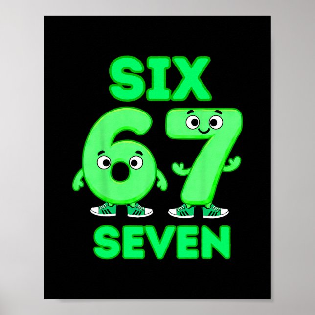 Poster 67 Italian Brainrot Funny Italian Brainrot Kids 67 (Frente)