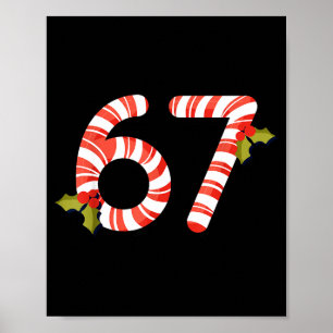 Poster 67 Mais Meme Candy Cane Seis Sete Crianças Homens 
