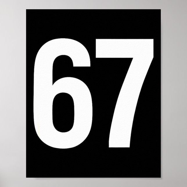 Poster 67 Meme Alpha Gen-z Aura Energy Style  (Frente)
