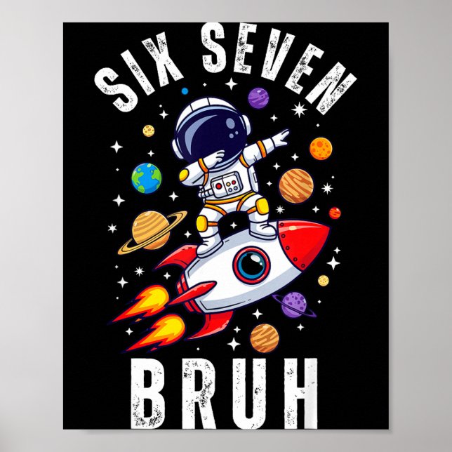 Poster 67 Meme Astronauta Dançando Dab no Espaço Engraçad (Frente)