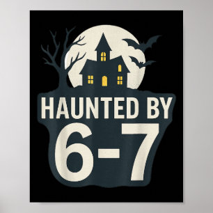 Poster 67 Meme Casa de Halloween Assustadora - Seis Sete