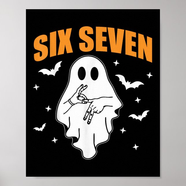 Poster 67 Meme Engraçado Fantasma Halloween Assombrado 6  (Frente)
