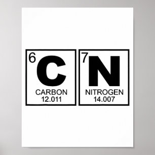 Poster 67 Meme Engraçado Professor de Ciência Tabela Peri