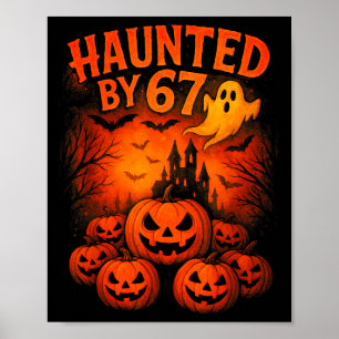 Poster 67 Meme Fantasma de Moda no Halloween Divertido Si