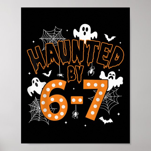 Poster 67 Meme Halloween Assombrado– Fantasma e Abóbora E (Frente)